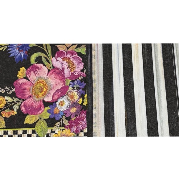 Hand Crafted Metal Flower Wall Decor 13” Courtly Check and Rosy Check - Picture 12 of 12